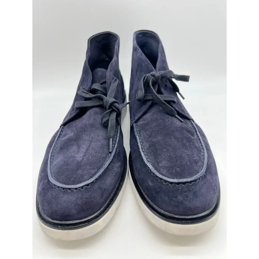 Vince Wayde Suede Chukka Boot Coastal Navy Men's Size 9.5M.
